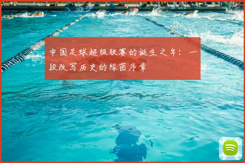 中国足球超级联赛的诞生之年：一段改写历史的绿茵序章